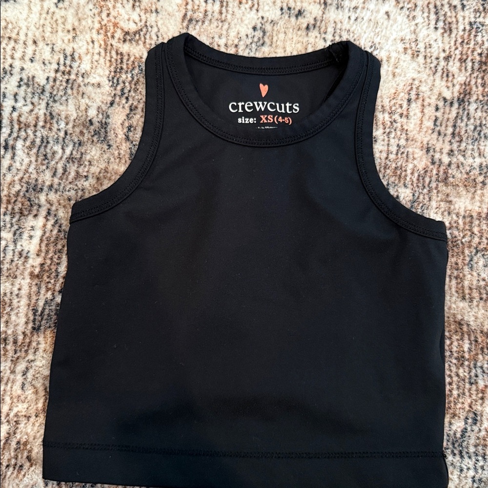 Crewcuts Classic Active Cropped Tank in performance Jersey